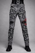Silent Sinners Custom Denim Jeans
