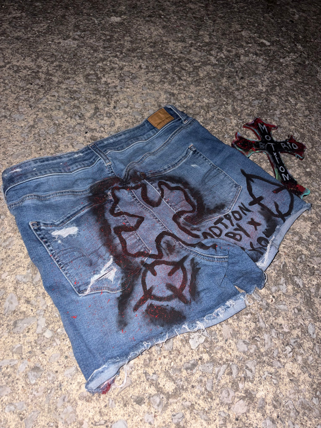 Fallen Halo Custom Denim Shorts-Women’s