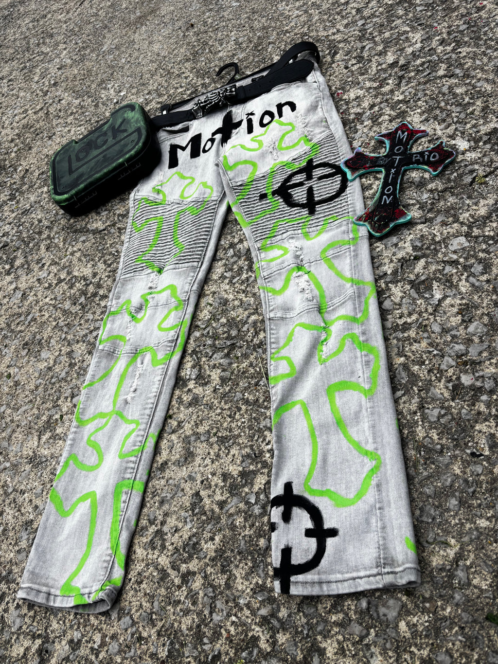 BioHazard MoTion Custom Denim Jeans🧪🦠