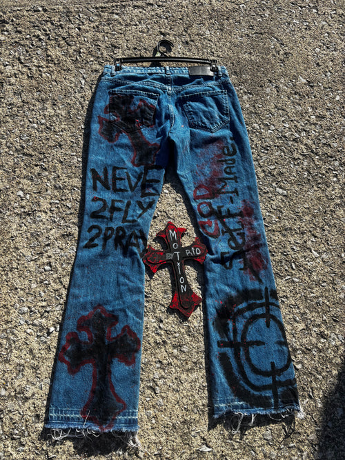 Broken Faith Jeans