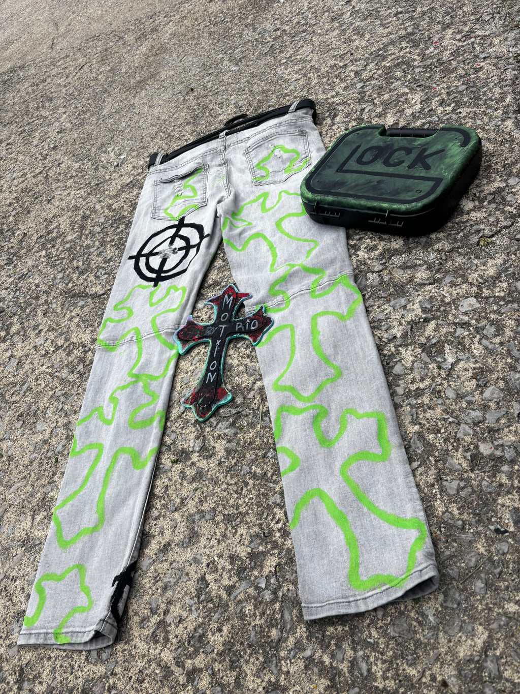BioHazard MoTion Custom Denim Jeans🧪🦠