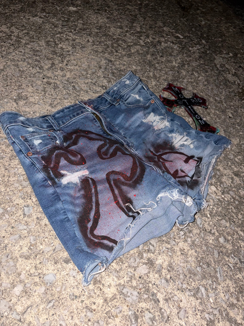 Fallen Halo Custom Denim Shorts-Women’s