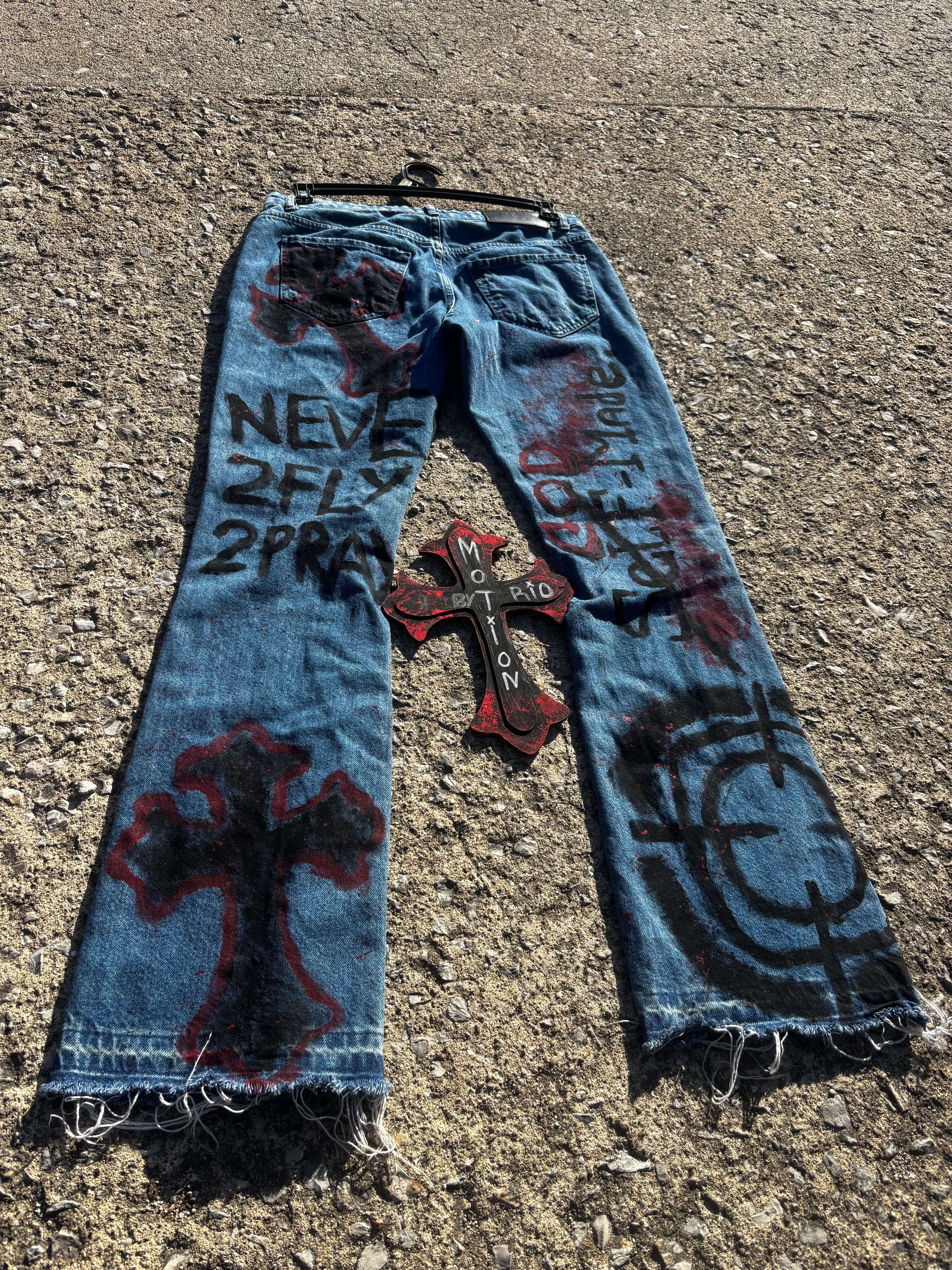 Broken Faith Jeans