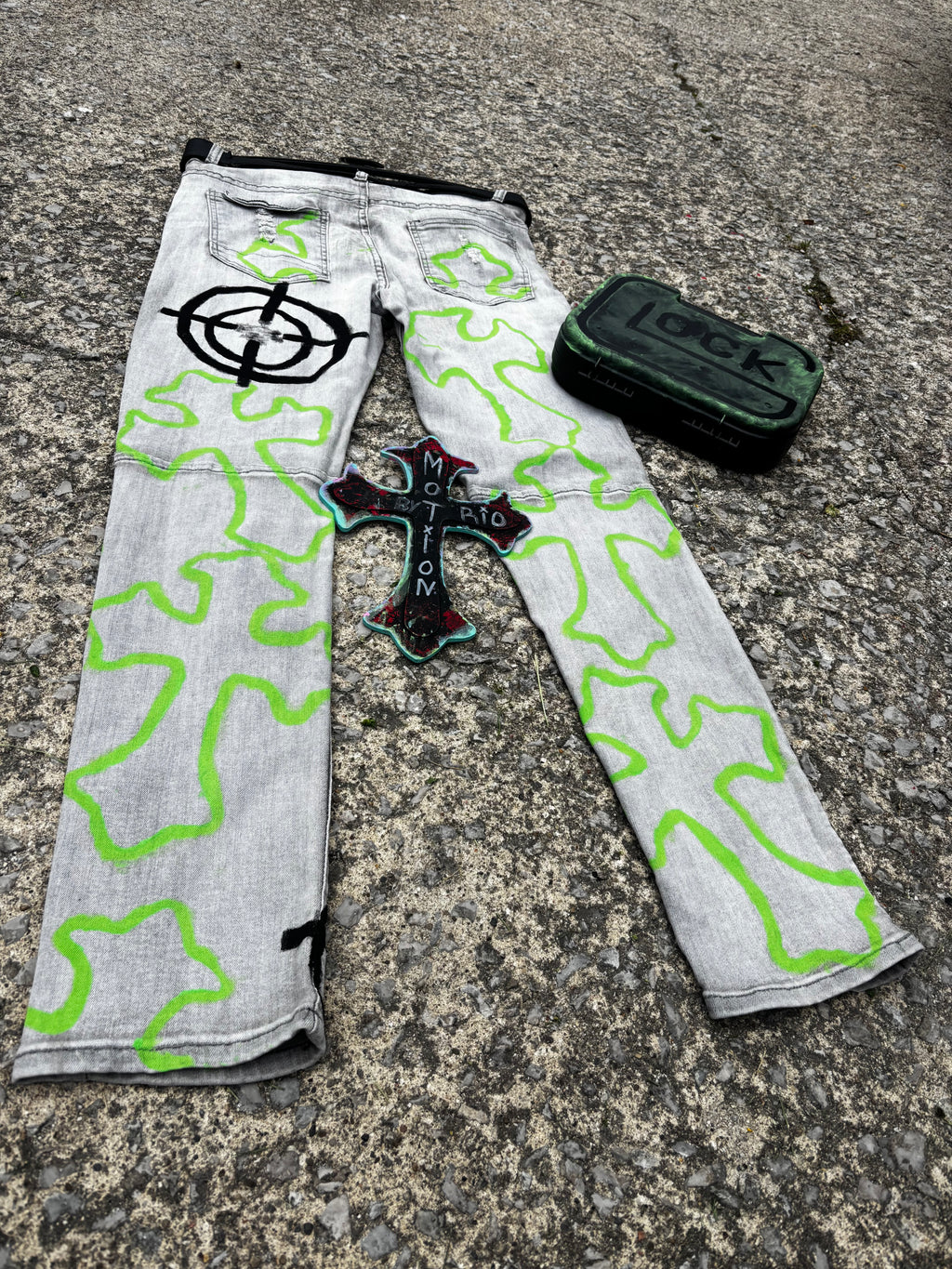 BioHazard MoTion Custom Denim Jeans🧪🦠