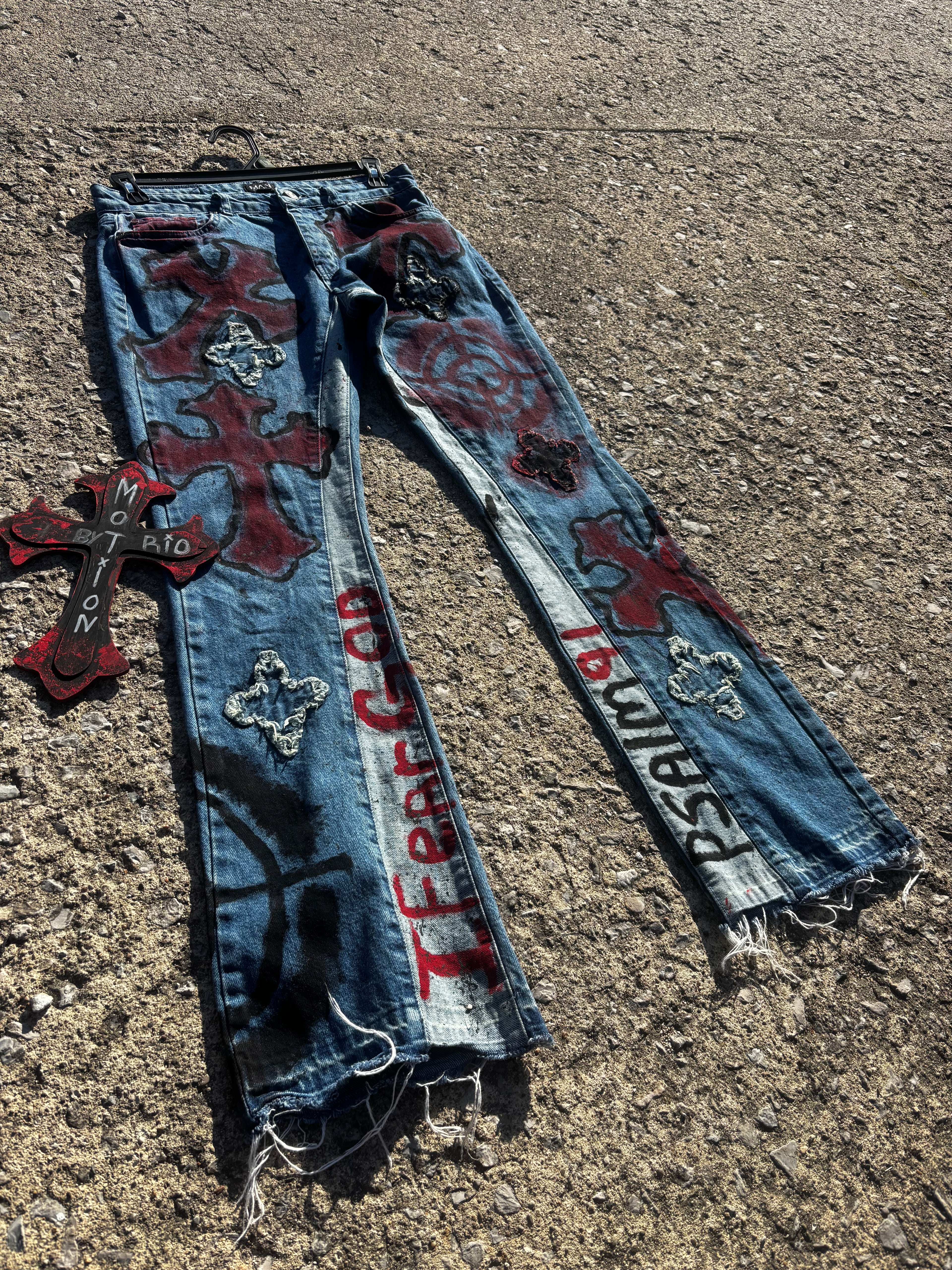 Broken Faith Jeans